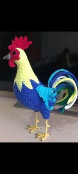 Receita Amigurumi Galo Realista (14)