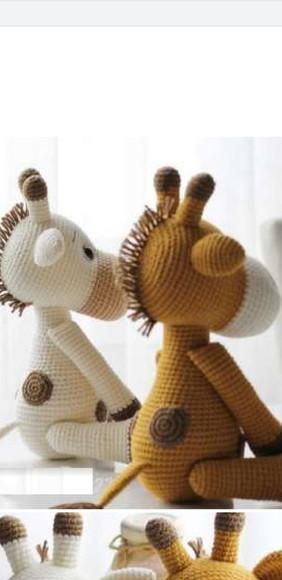 receita amigurumi GIRAFA (7) tradução