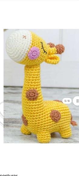 Receita Amigurumi Girafa (5) Tradução