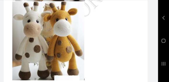 receita amigurumi GIRAFA (7) tradução