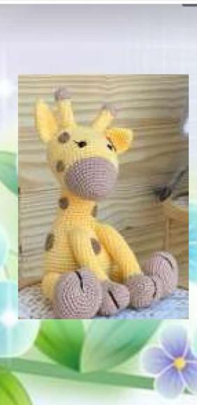 receita amigurumi GIRAFA (7) tradução