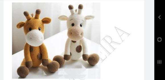 receita amigurumi GIRAFA (7) tradução