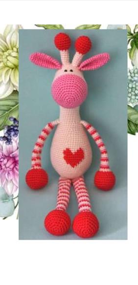 Receita Amigurumi Girafa (9) Tradução
