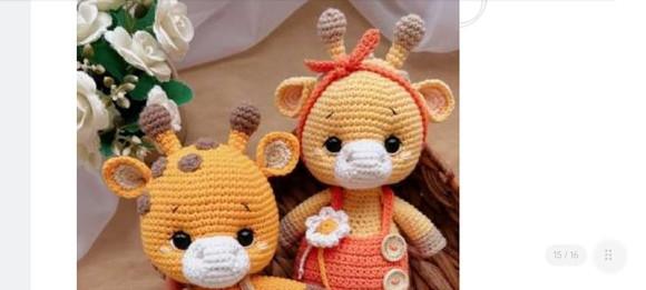 Receita Amigurumi Girafa- Casal (6) Tradução
