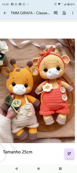 Receita Amigurumi Girafa- Casal (6) Tradução