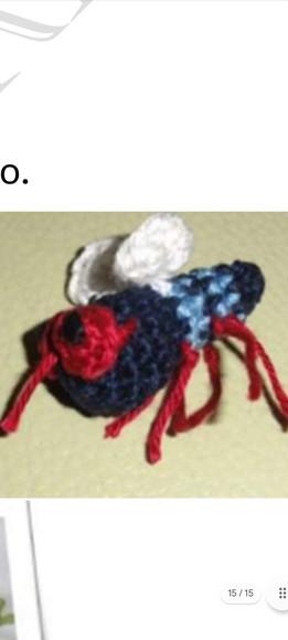 Receita Amigurumi Lagarto e Mosca- Tradução