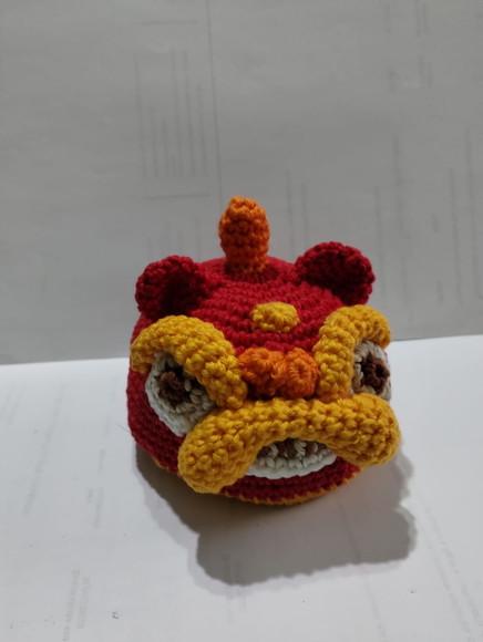 Receita Amigurumi Leão Chinês