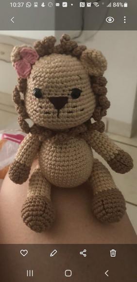 receita amigurumi LEÃO (6) tradução