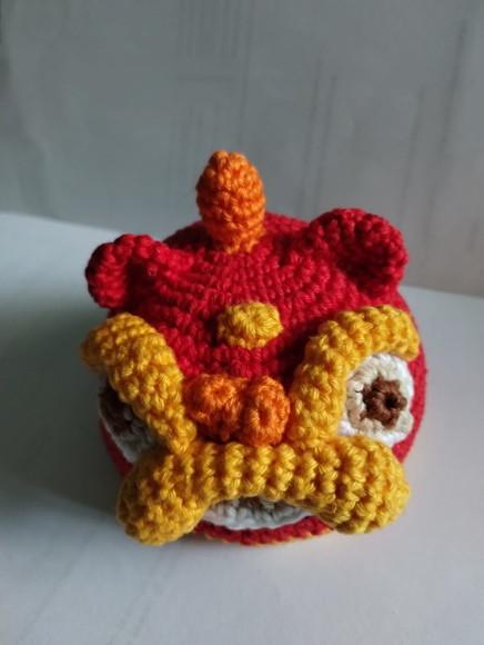 Receita Amigurumi Leão Chinês
