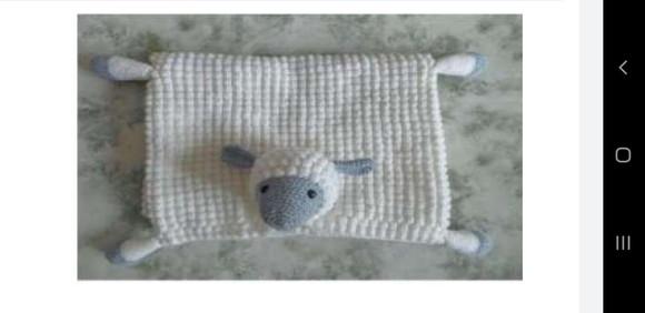 receita amigurumi manta ovelha