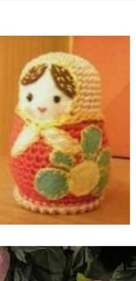 receita amigurumi MATRYOSKAS tradução