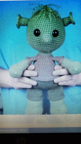 receita amigurumi OGRO