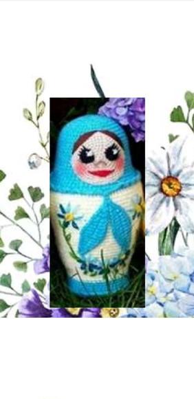 receita amigurumi MATRYOSKAS tradução