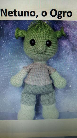 receita amigurumi OGRO
