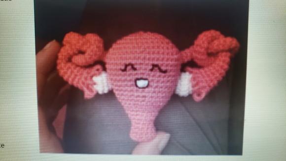 Receita Amigurumi Orgão Feminino