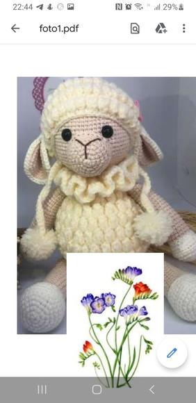 receita amigurumi OVELHA (4) tradução