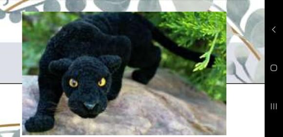receita amigurumi PANTERA- português
