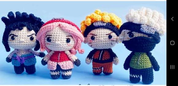 receita amigurumi personagem animê (4)