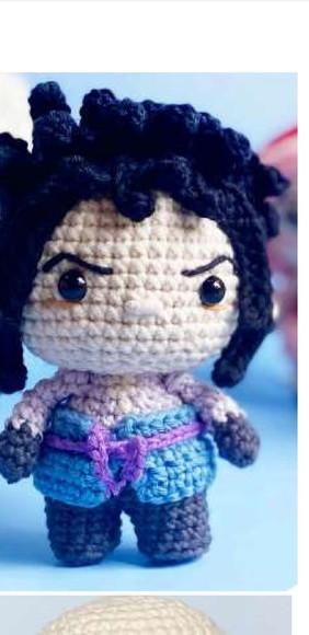 receita amigurumi personagem animê (4)