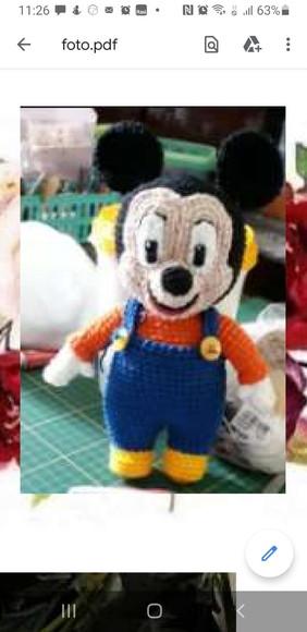 Receita Amigurumi personagem desenho animado (42) tradução