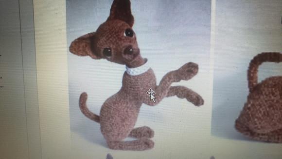 Receita Amigurumi Pinscher - Toy Terrier