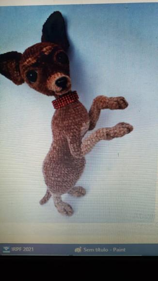 Receita Amigurumi Pinscher - Toy Terrier