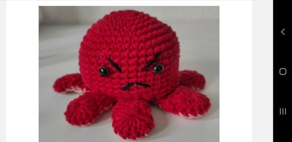 receita amigurumi POLVO