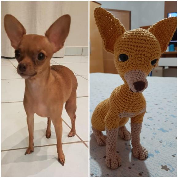 Receita Amigurumi Pinscher - Toy Terrier