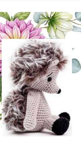 Receita Amigurumi Porco Espinho