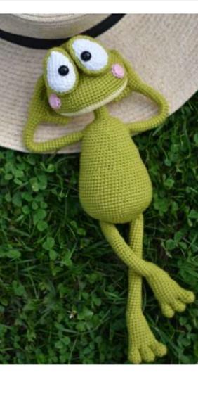 Receita Amigurumi Sapo