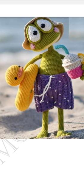 Receita Amigurumi Sapo