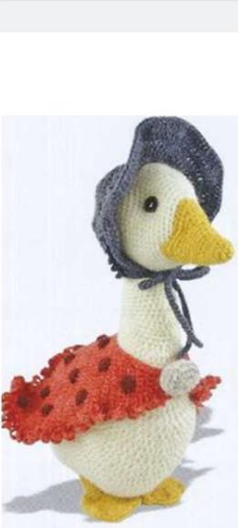 Receita Amigurumi Sra Ganso e Filhotes (tradução)