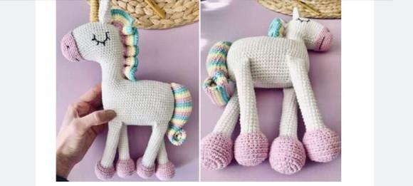 Receita Amigurumi Unicórnio (5)
