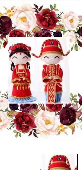 Receita Amigurumi- Casal de Chineses