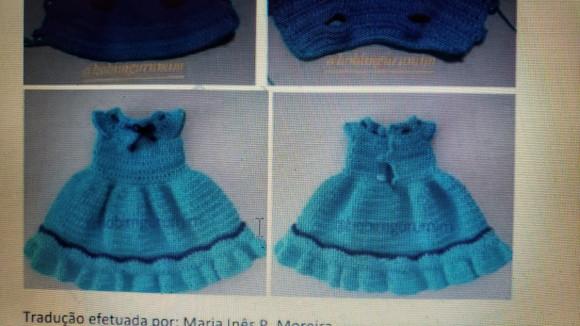 Receita Boneca Com Vestido Azul Tradução