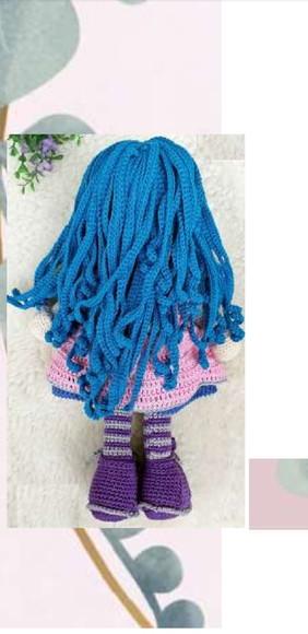 Receita Boneca Com Vestido Azul Tradução