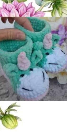 Receita Botinhas Girafa e Unicórnio