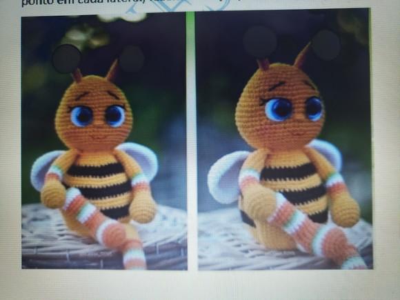Receita de Amigurumi ABELHA