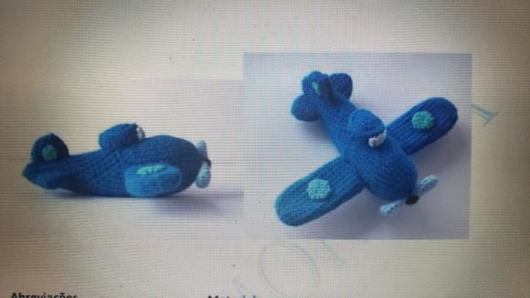 Receita de Amigurumi Aeronave Tradução