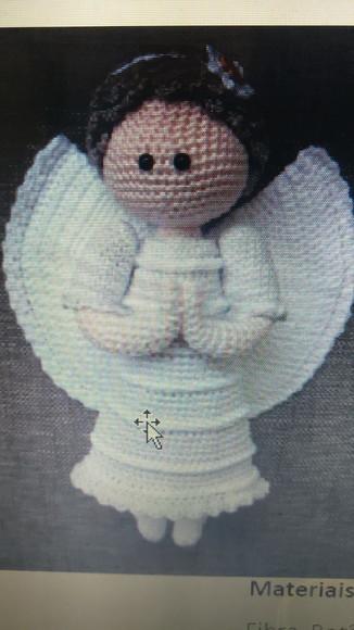 Receita de Amigurumi ANJO (3) tradução