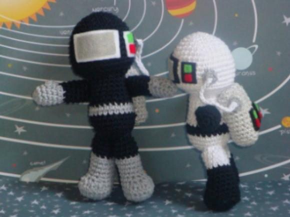 Receita de Amigurumi ASTRONAUTA