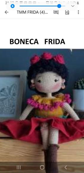 Receita de Amigurumi BONECA (69) tradução