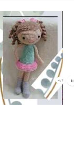 Receita de Amigurumi BONECA (9) tradução