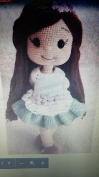 Receita de Amigurumi BONECA RUSSA tradução
