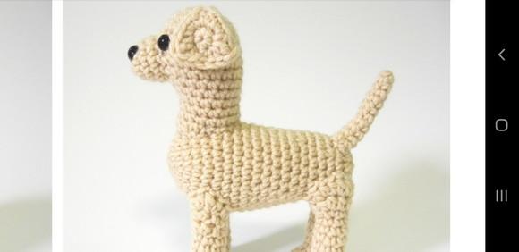 Receita de Amigurumi CACHORRO LABRADOR MINI tradução