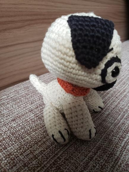 Receita de Amigurumi CACHORRO PUG tradução