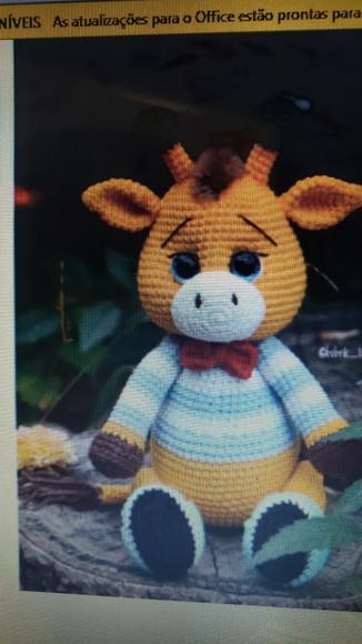 Receita de Amigurumi CASAL DE GIRAFAS tradução