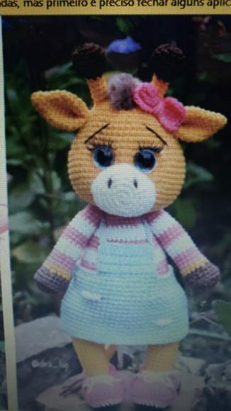 Receita de Amigurumi CASAL DE GIRAFAS tradução