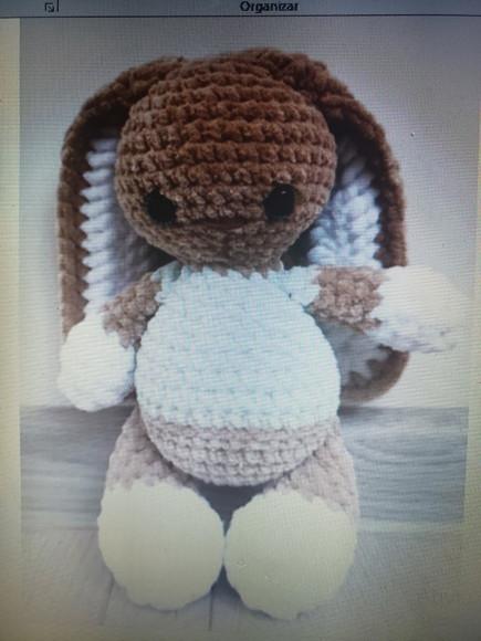 Receita de amigurumi COELHO (3)com lã veludo