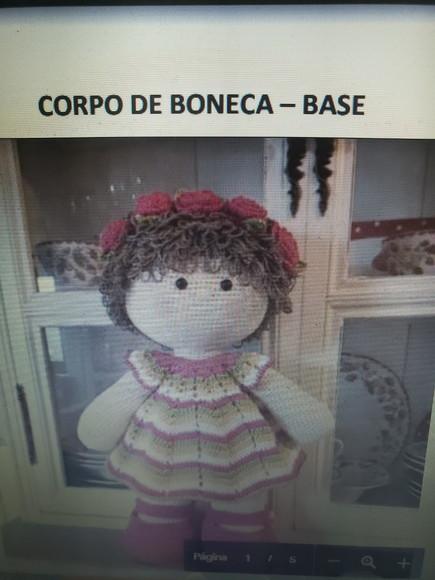 Receita de Amigurumi CORPO DE BONECA (1) - tradução